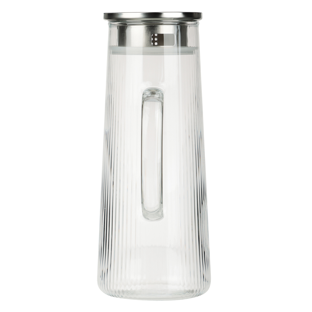 SATOSHI Набор Кувшин 1,3л, 6 стаканов 200мл, стекло, нерж.сталь, арт.№ 850-269