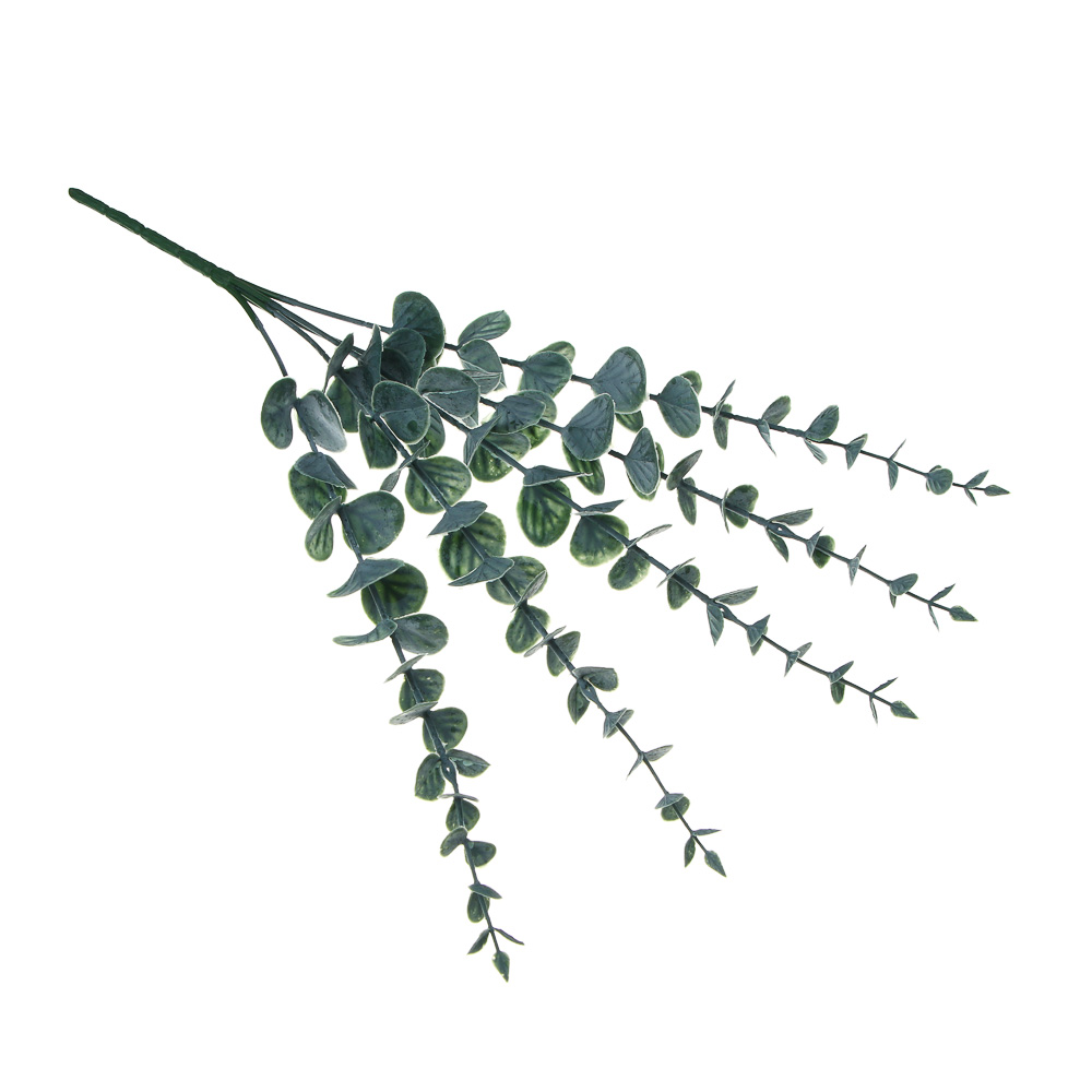 LADECOR Цветок искусственный эвкалипт, 40 см, пластик, арт.№ 535-192