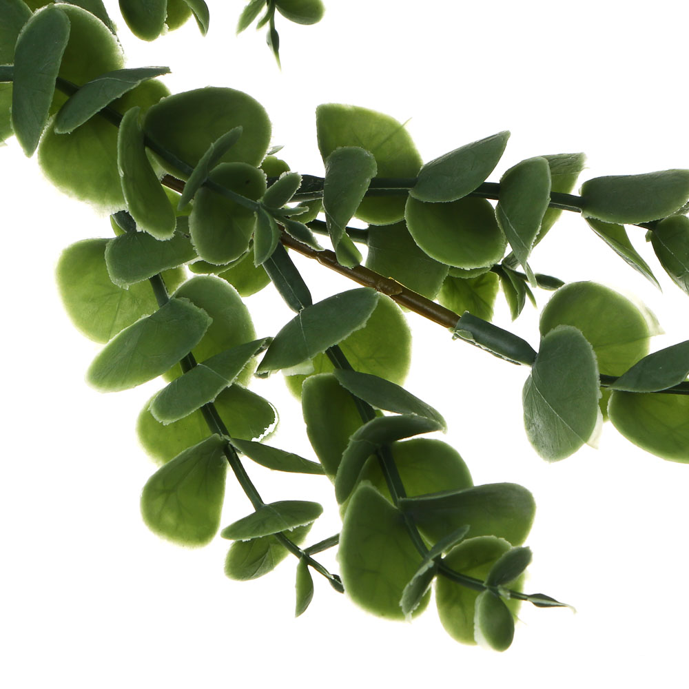LADECOR Цветок искусственный эвкалипт, 66 см, пластик, арт.№ 535-193