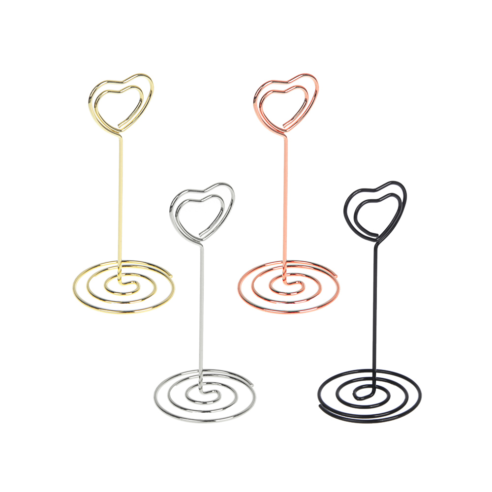 Держатель для фотографий тм LADECOR 8 см, металл, 4 вида, арт.№ 597-307