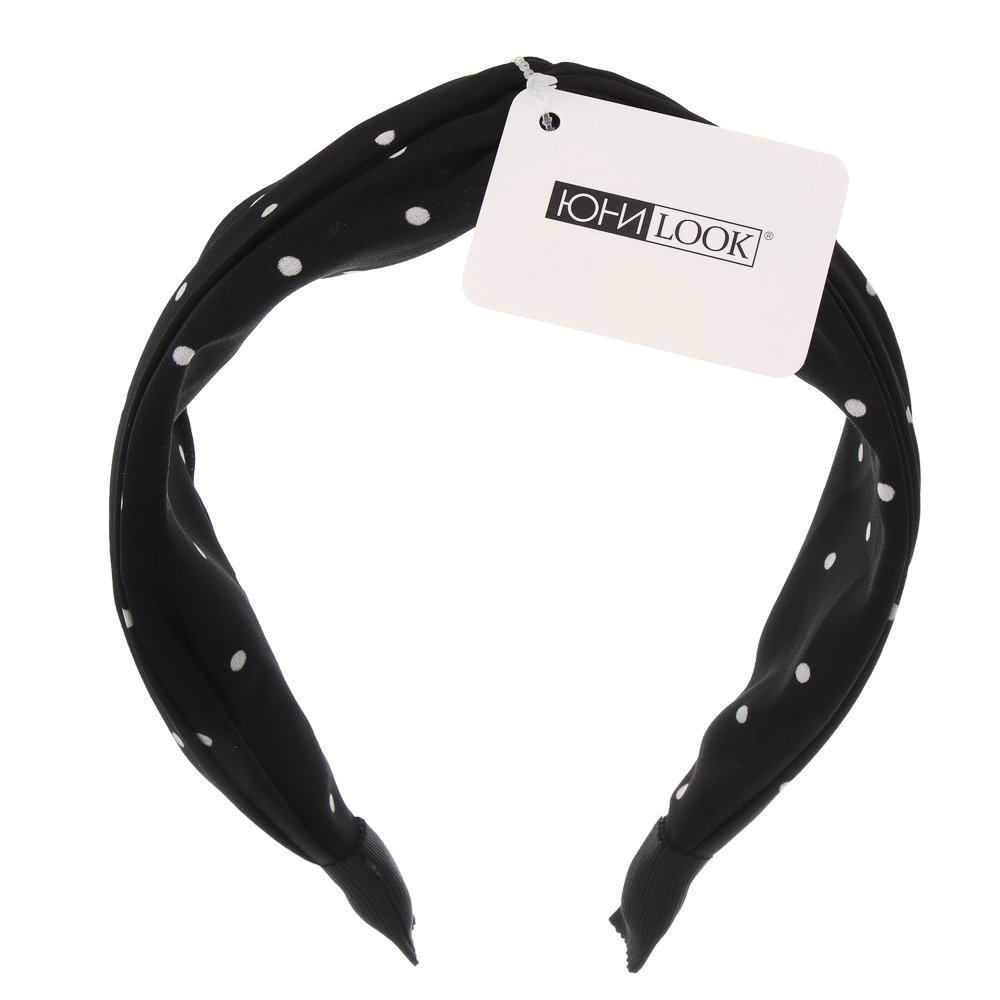 ЮНИLOOK Ободок для волос, 4,5см, полиэстер, пластик, 2 цвета, ACS25-3, арт.№ 323-291