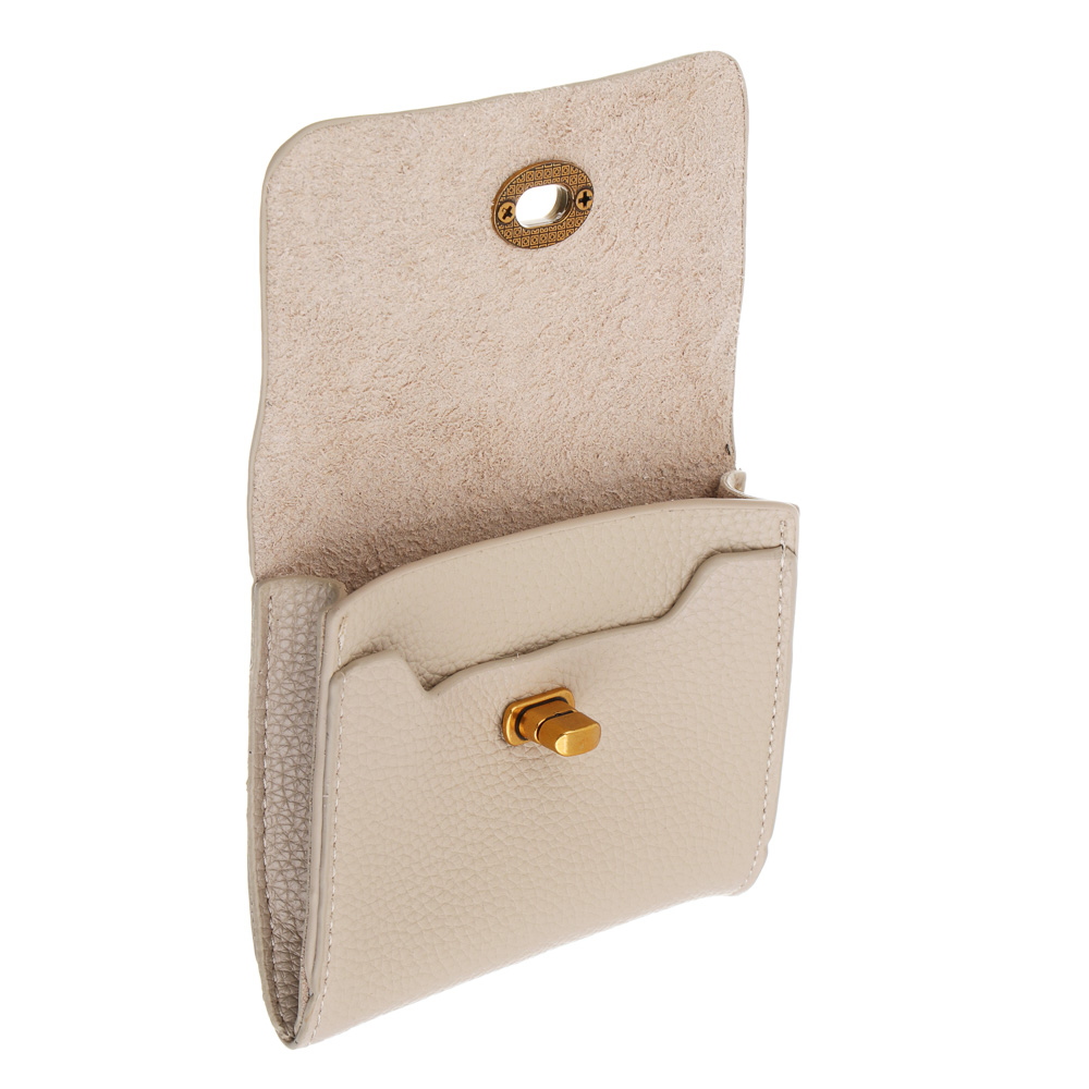 ЮL Кошелек на метал.застежке, 2 отделения ПУ, 10,8х8,8x3 см, 4 цвета, арт.№ 303-076