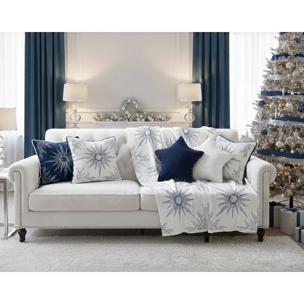 Подушка декоративная тм PROVANCE Астрия, звезда, 40см, 100% полиэстер, арт.№ 492-382