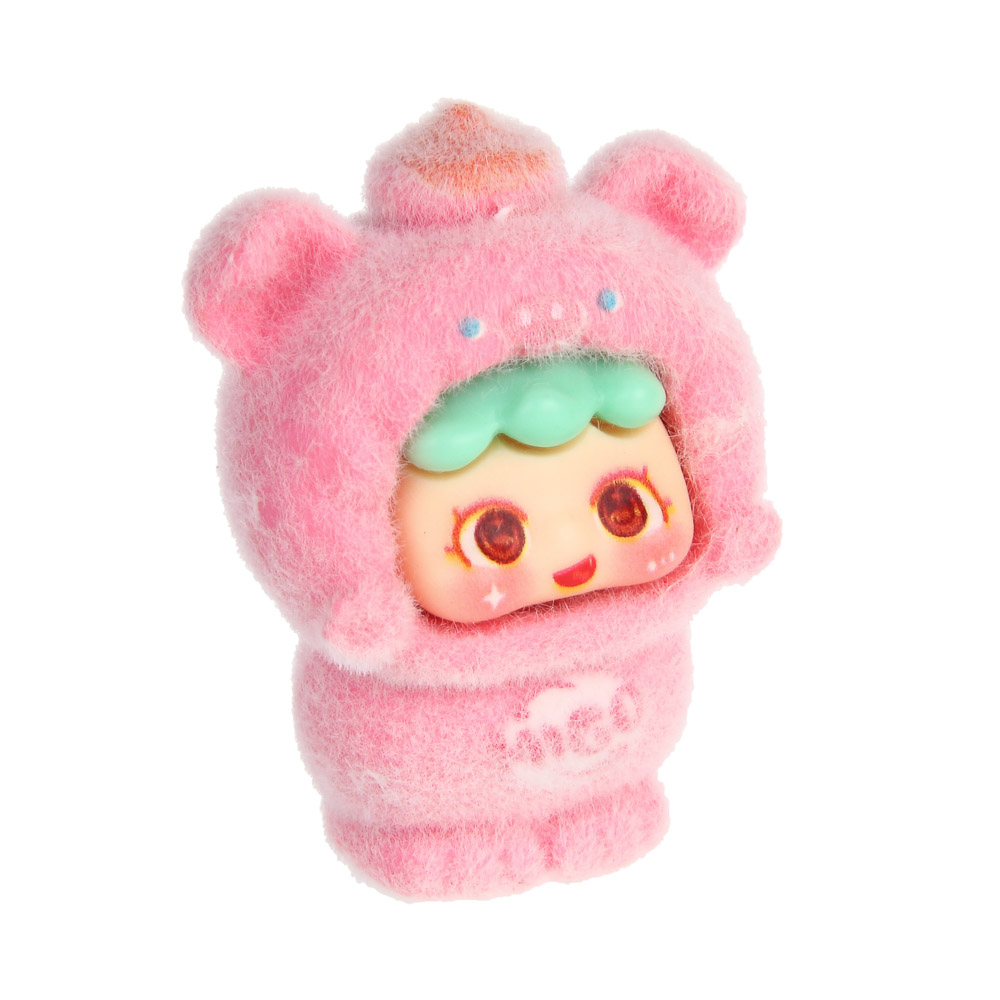 Игрушка сюрприз "Милахи", полистоун, флок, 5,8х5,8х7см, 12 дизайнов, арт.№ 274-279