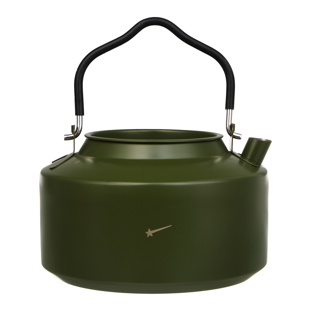 Чайник тм BY Русские Супергерои Хаки 1,1л, 15х8 см, арт.№ 123-071