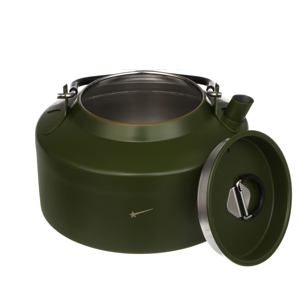 Чайник тм BY Русские Супергерои Хаки 1,1л, 15х8 см, арт.№ 123-071