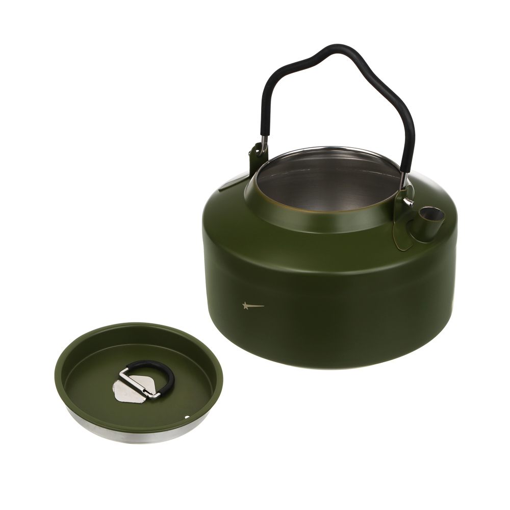 Чайник тм BY Русские Супергерои Хаки 1,1л, 15х8 см, арт.№ 123-071