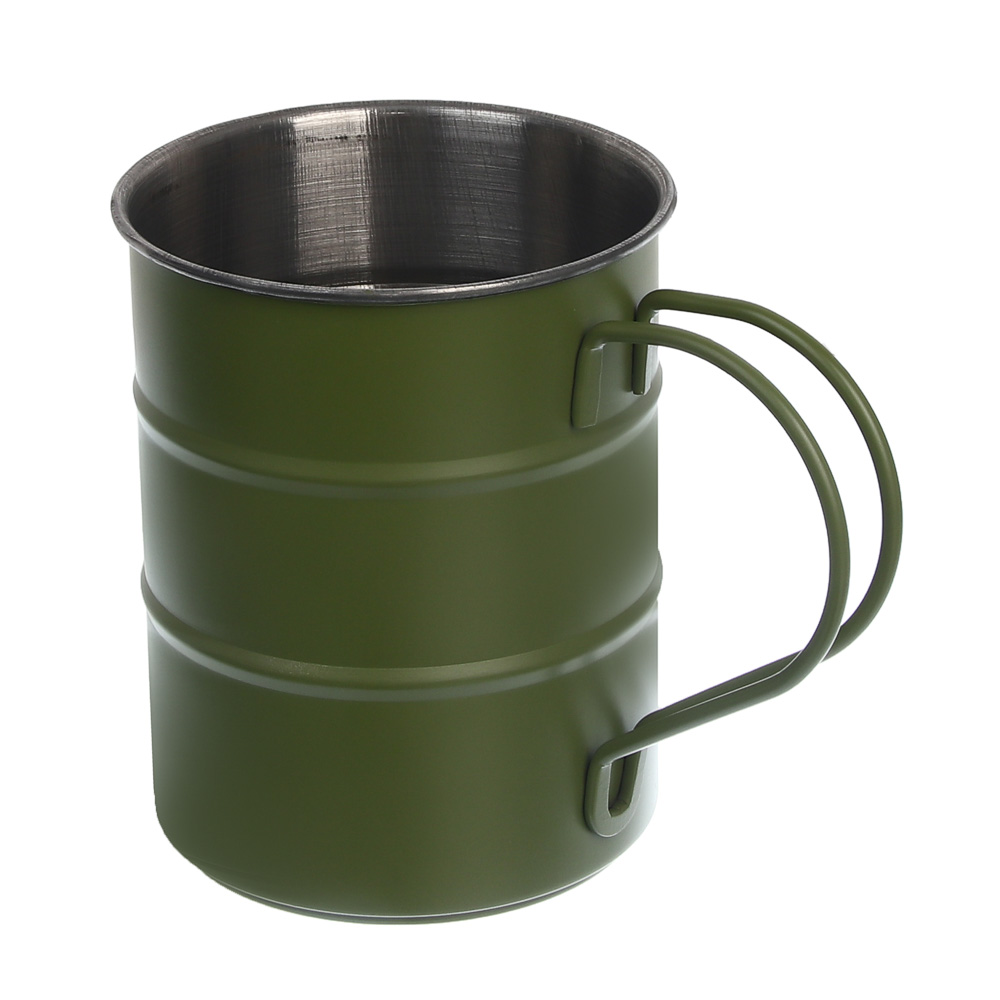 Кружка-бочка тм BY Русские Супергерои, хаки, 9x11,5 см, арт.№ 123-073