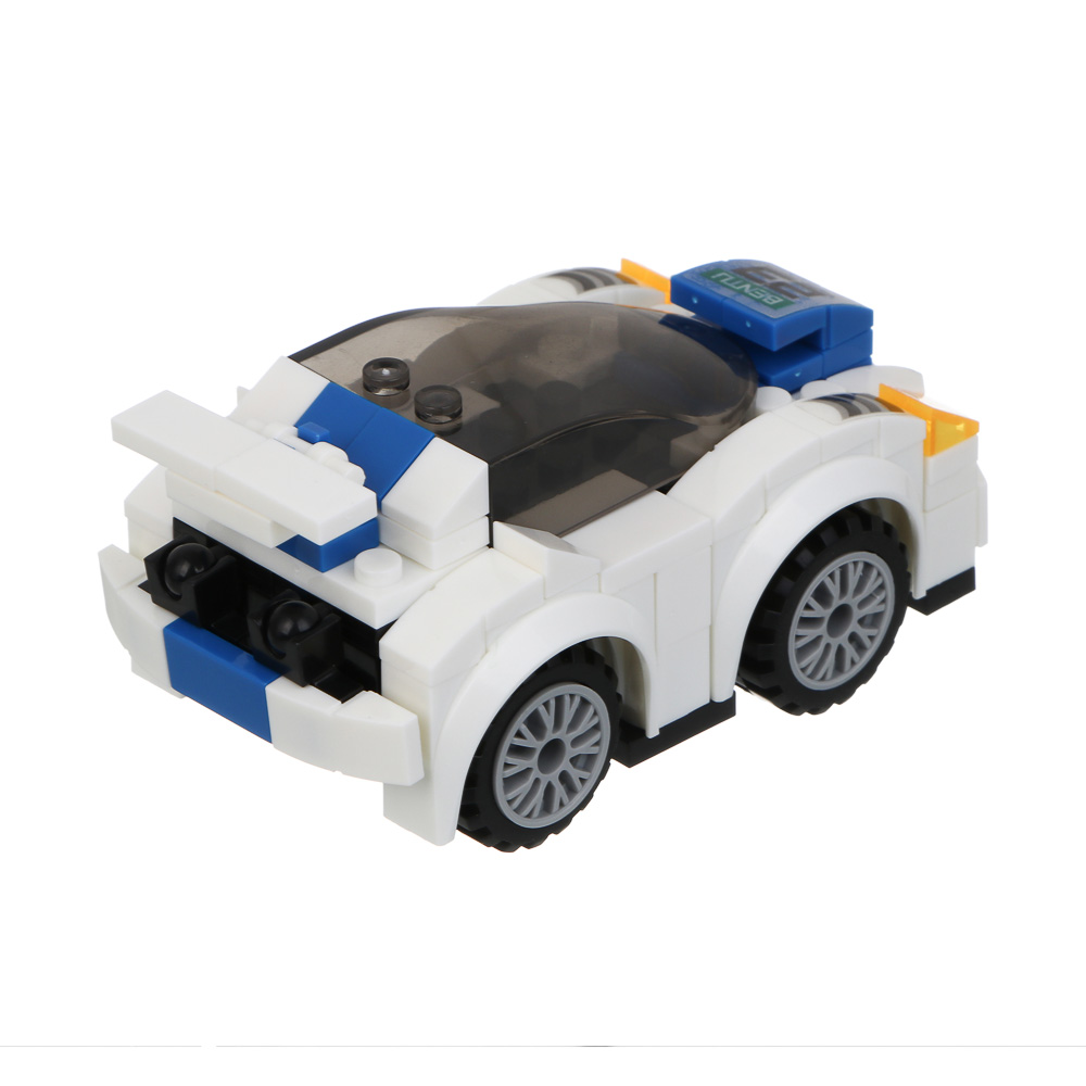 ИГРОЛЕНД Конструктор "Гоночные машинки-2", 117-123 дет., 21х4,3х15,5 см, ABS, 4 вида, арт.№ 265-679