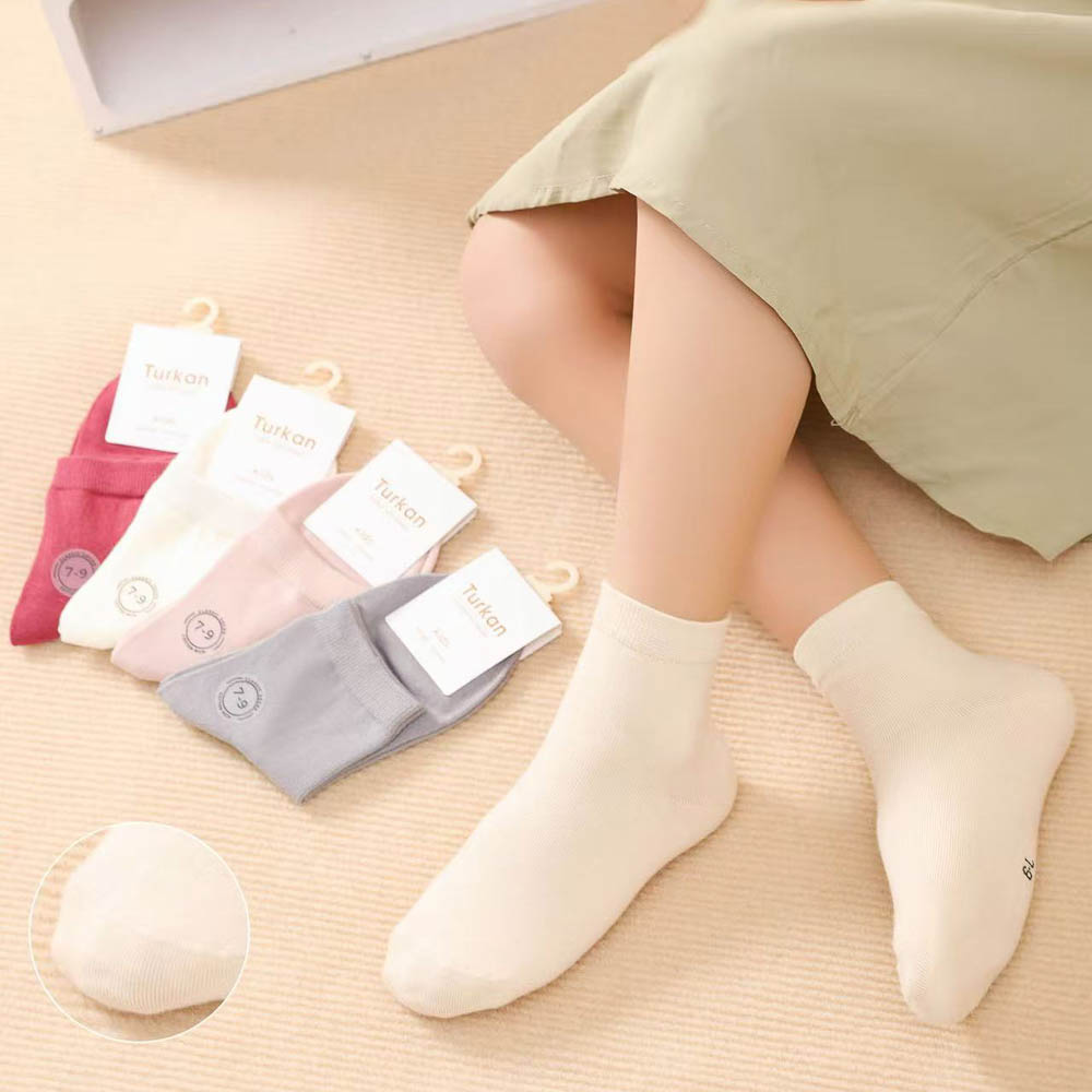 Носки детские, бесшовные, тм Turkan, 7-9 лет, 90%хлопок, 8% п/а, 2%лайкра,цвета в ас-те, R0626, арт.№ 019-576