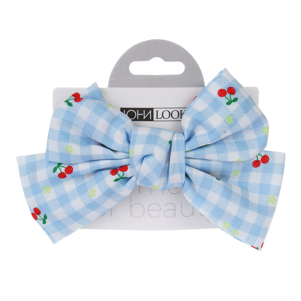 ЮНИLOOK Зажим для волос детский, полиэстер, металл, 13см, 6 цветов, арт.1, арт.№ 321-386