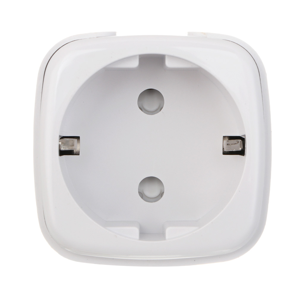 Сетевая розетка Smart BY, Tuya, Алиса Wi-Fi, 10 А, 110-240 В, 50/60 Гц, белый, арт.№ 907-179