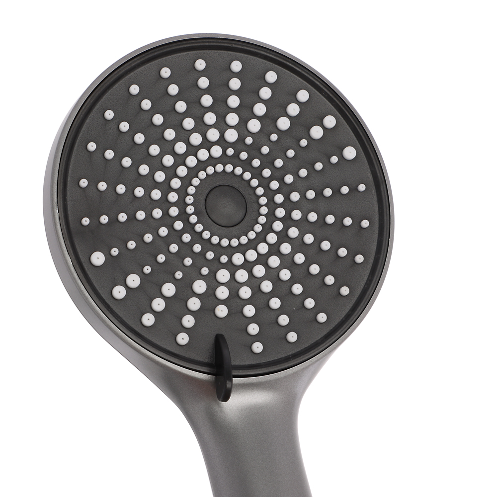 RAIN Лейка для душа, 3 режима, 125мм, графит, арт.№ 582-091