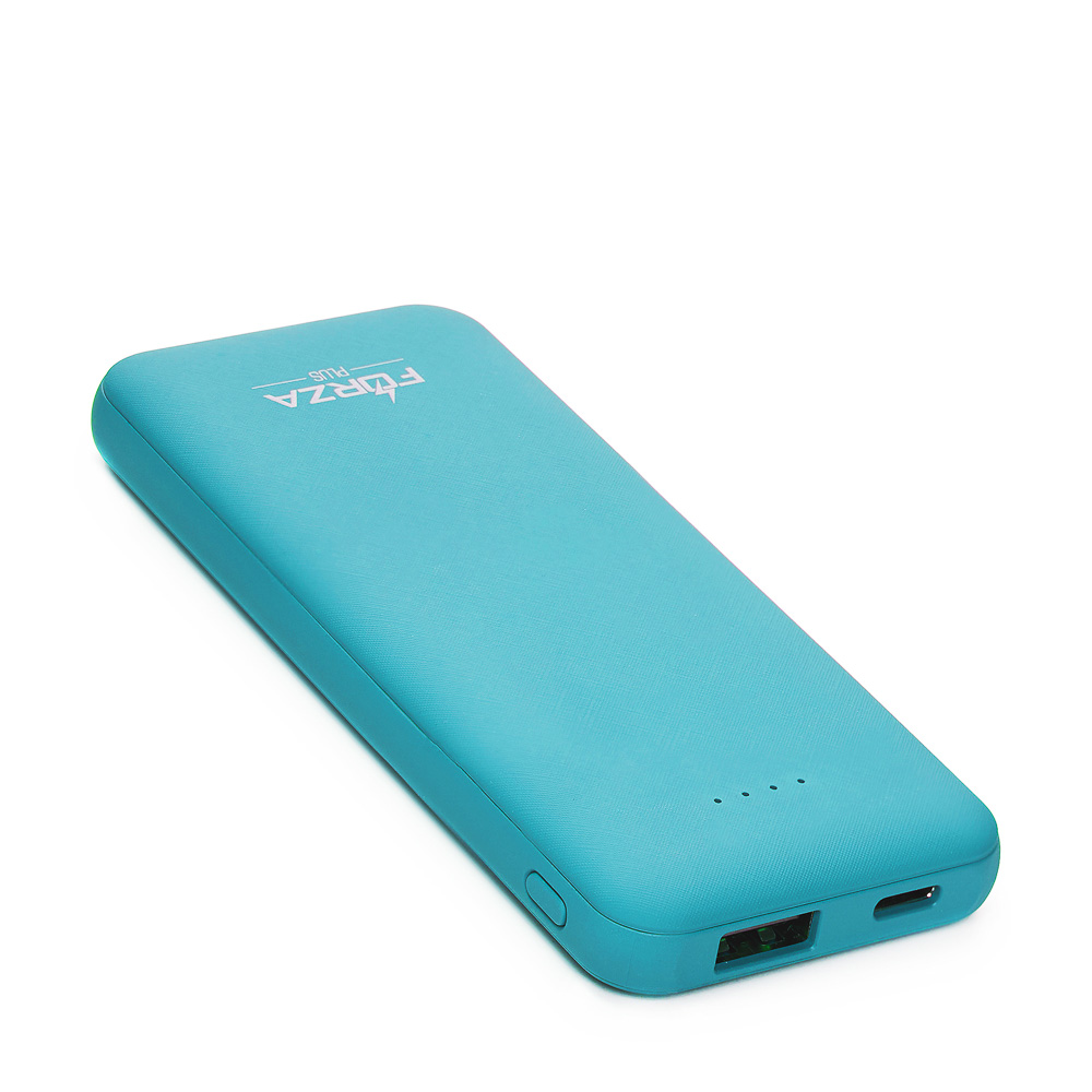 FORZA КИРЯ Аккумулятор мобильный, 4000 мАч, USB, 2А, прорезиненное покрытие, пластик, 4 цвета, арт.№ 916-392