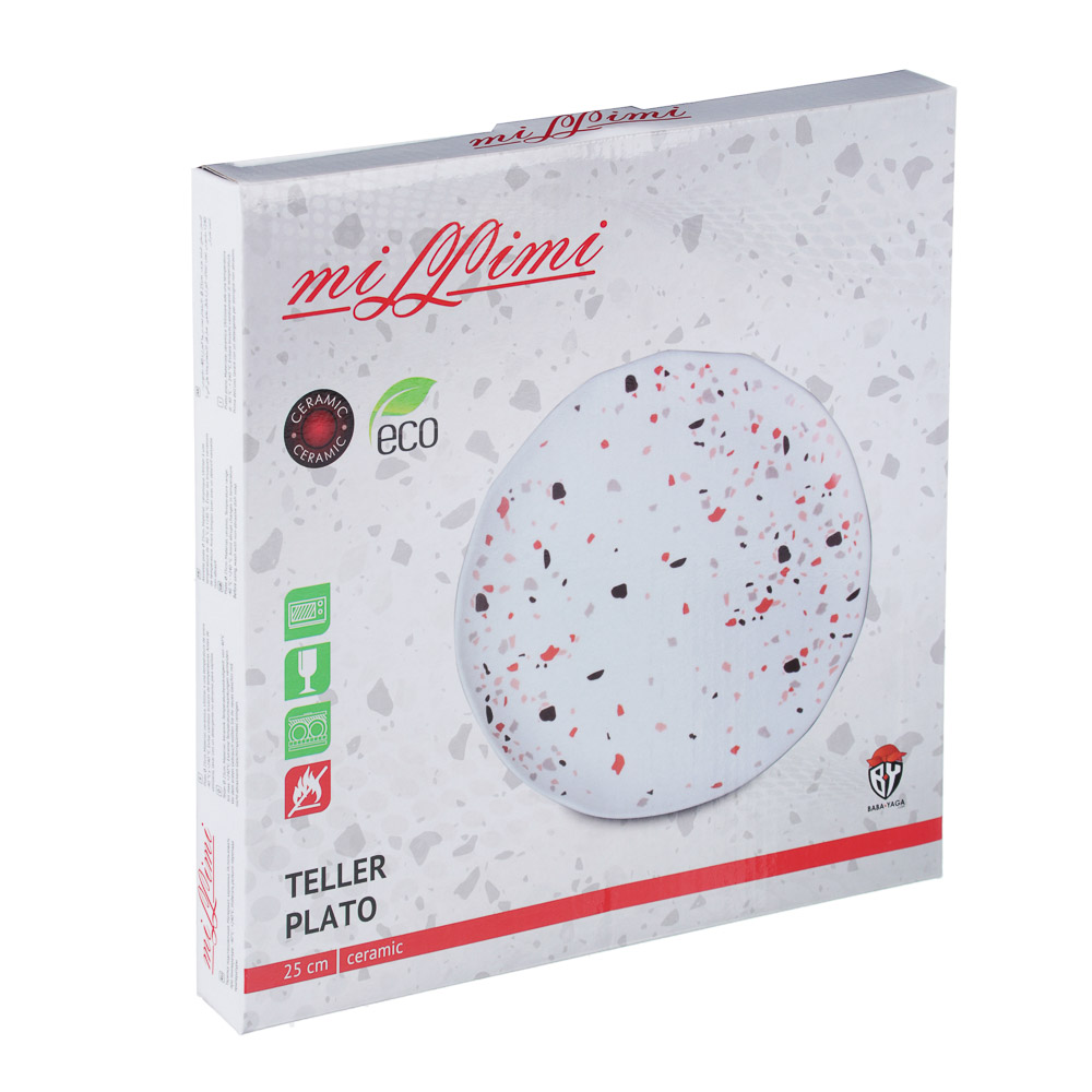 MILLIMI Мозаика Тарелка подстановочная 25см, керамика, арт.№ 824-419