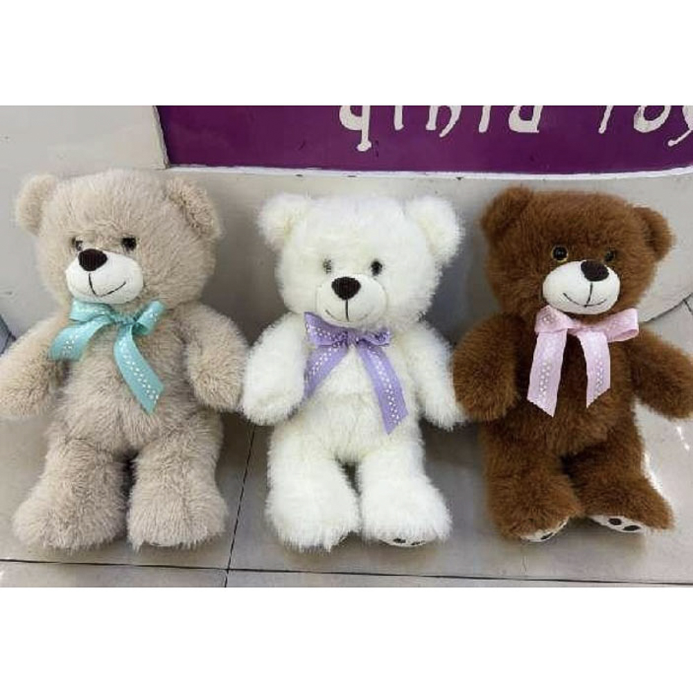 Игрушка мягкая "Обнимаш" медведь, 30 см, полиэстер, тм ИГРОЛЕНД, 3+, арт.№ 264-630