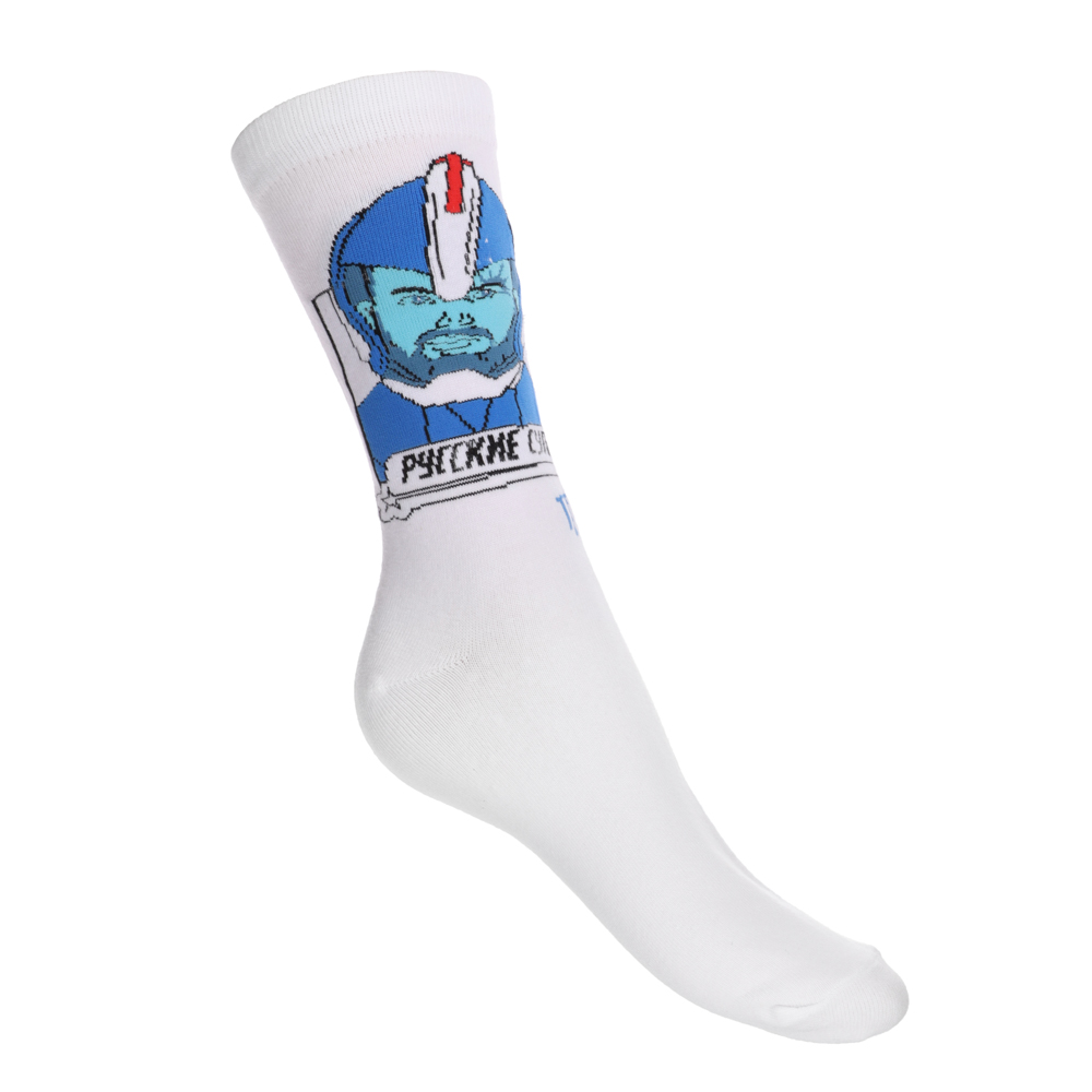 BY Русские Супергерои Носки р.25-27, 65% хлопок, 25% полиэстер, 10% спандекс, разноцветные, #33, арт.№ 019-418