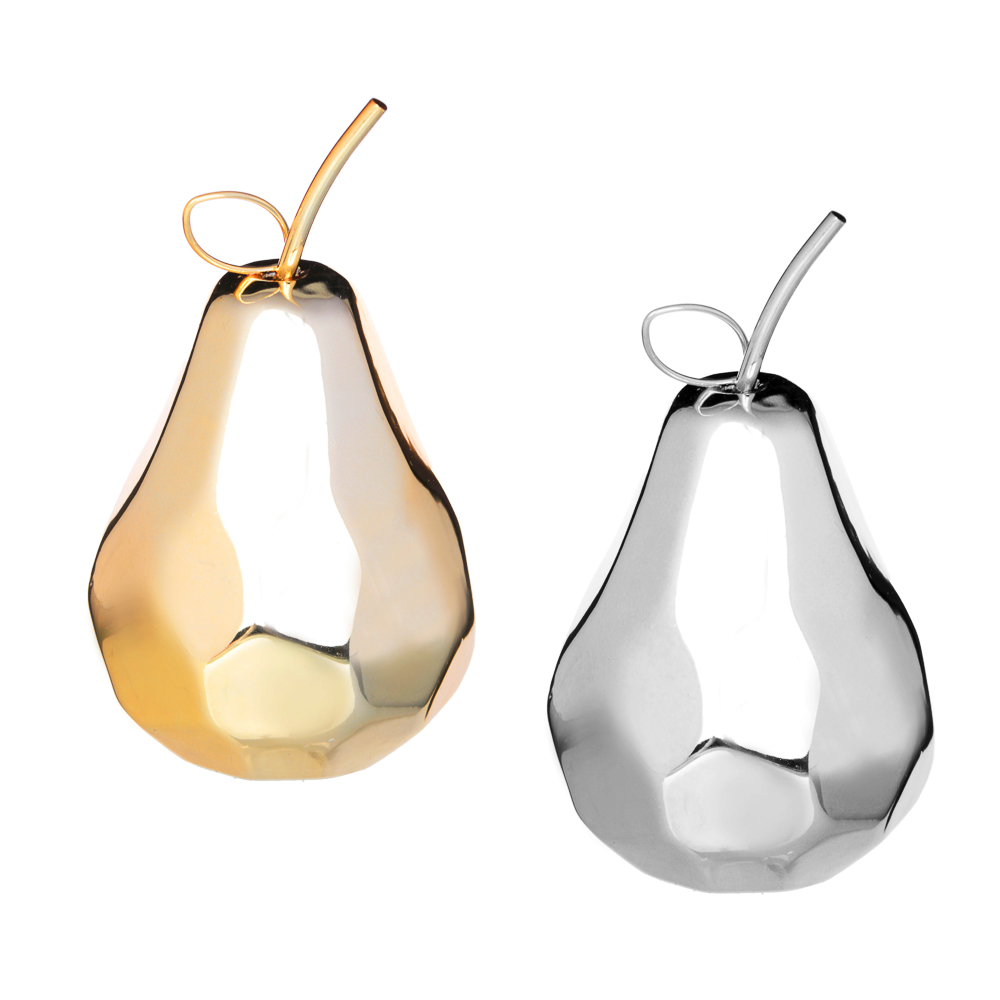 MILLIMI Фигурка "Груша" 8х8х14,5см, керамика, 2 цвета, арт.№ 820-459