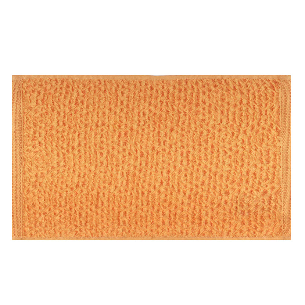 Полотенце кухонное махровое, 30х50см, 100% хлопок, Spany, Mosaic, оранжевый, арт.№ 434-188