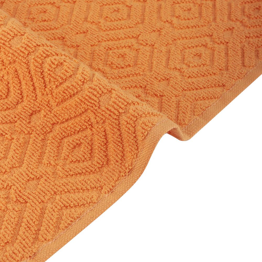 Полотенце кухонное махровое, 30х50см, 100% хлопок, Spany, Mosaic, оранжевый, арт.№ 434-188