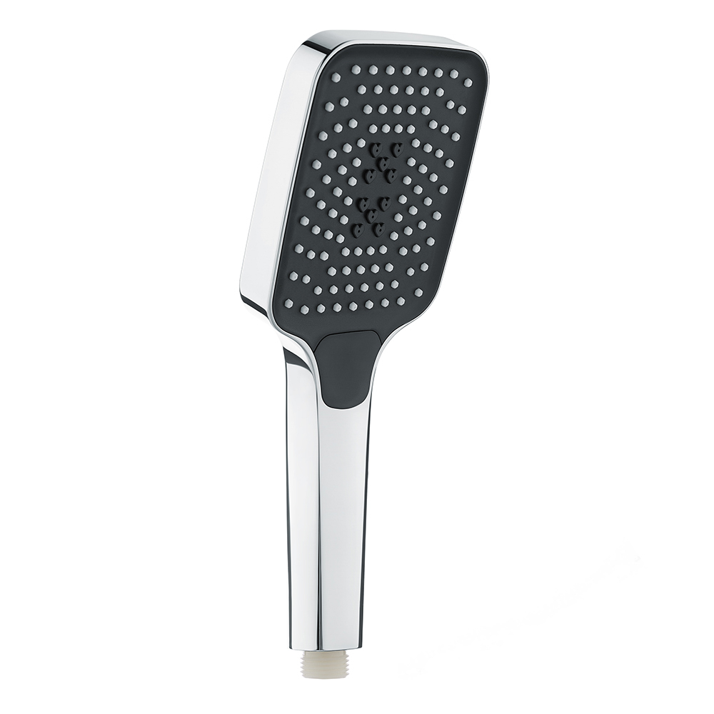 RAIN Лейка для душа массажная, 3 режима, 100мм, хром/черный, арт.№ 582-060