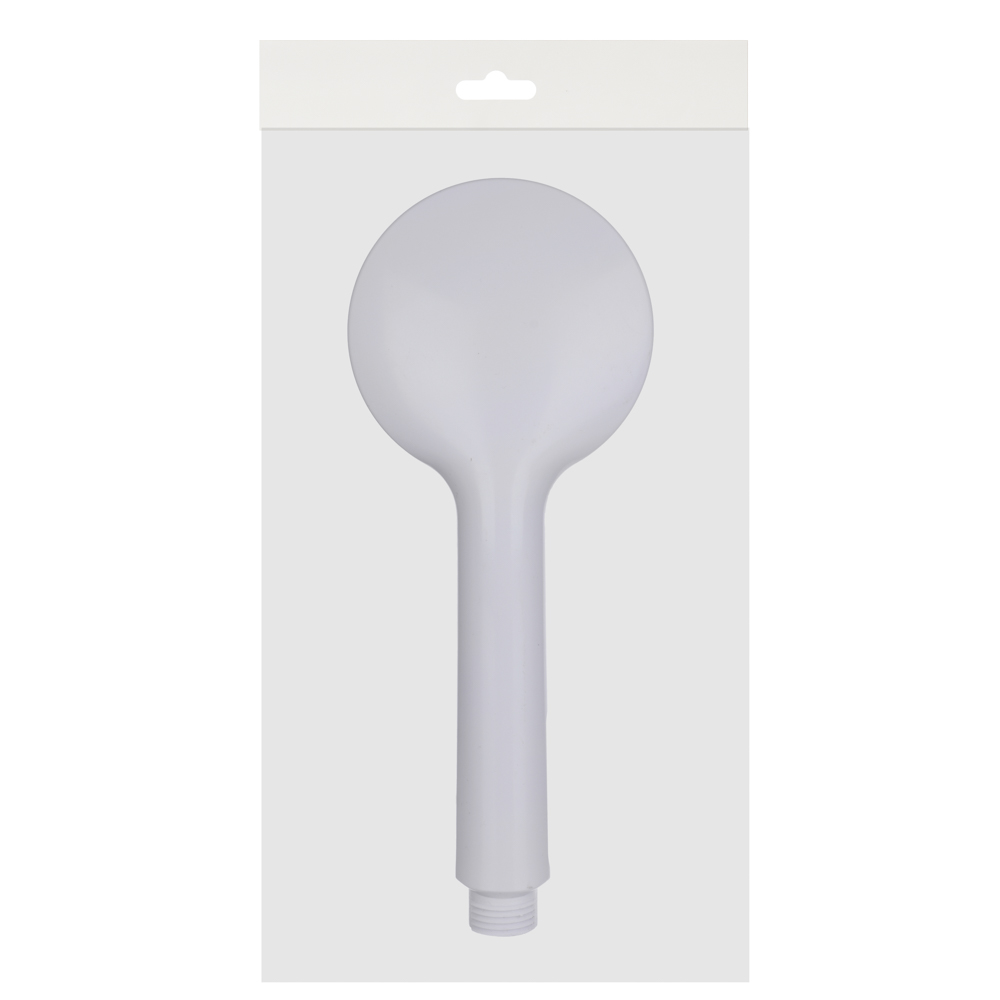 Лейка для душа, 1 режим, 80 мм, белый, арт.№ 582-061