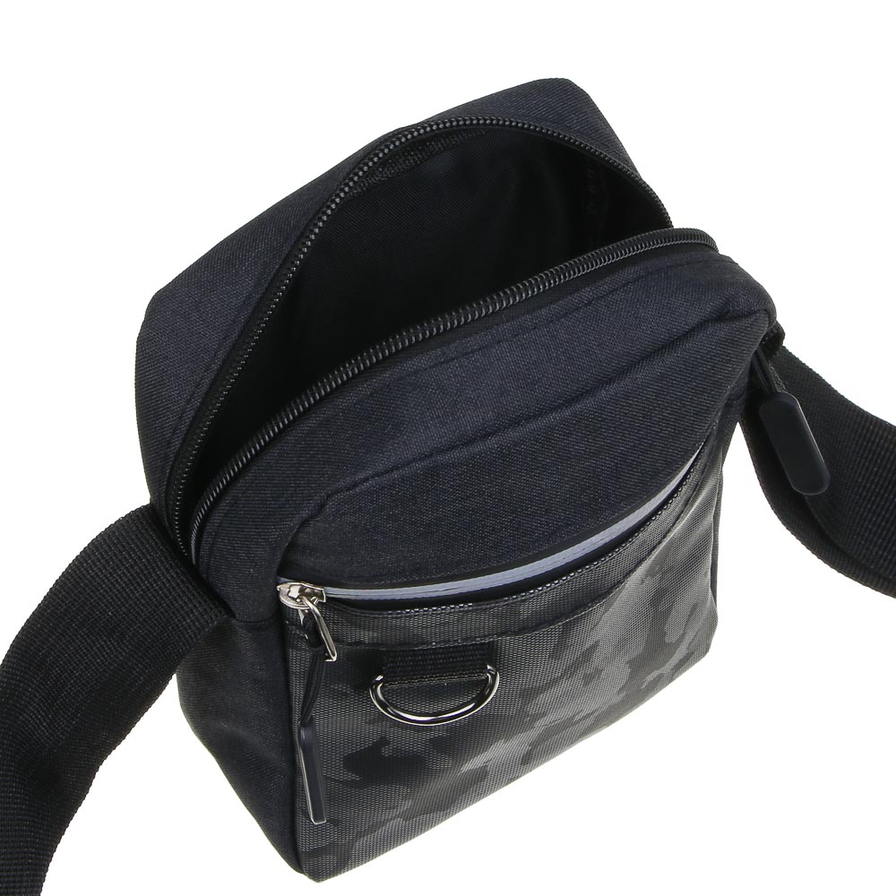 ЮL Глео Сумка мужская на длинном ремне, ПЭ, 18х14х6см, 2 дизайна, 2 цвета, КЖС24-06, арт.№ 337-168