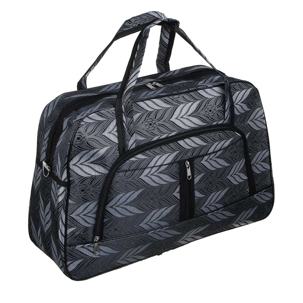 ЮL Сумка дорожная с длинным ремнем, полиэстер, 52х34х19см, 2 цвета, КЖС24-09, арт.№ 337-170