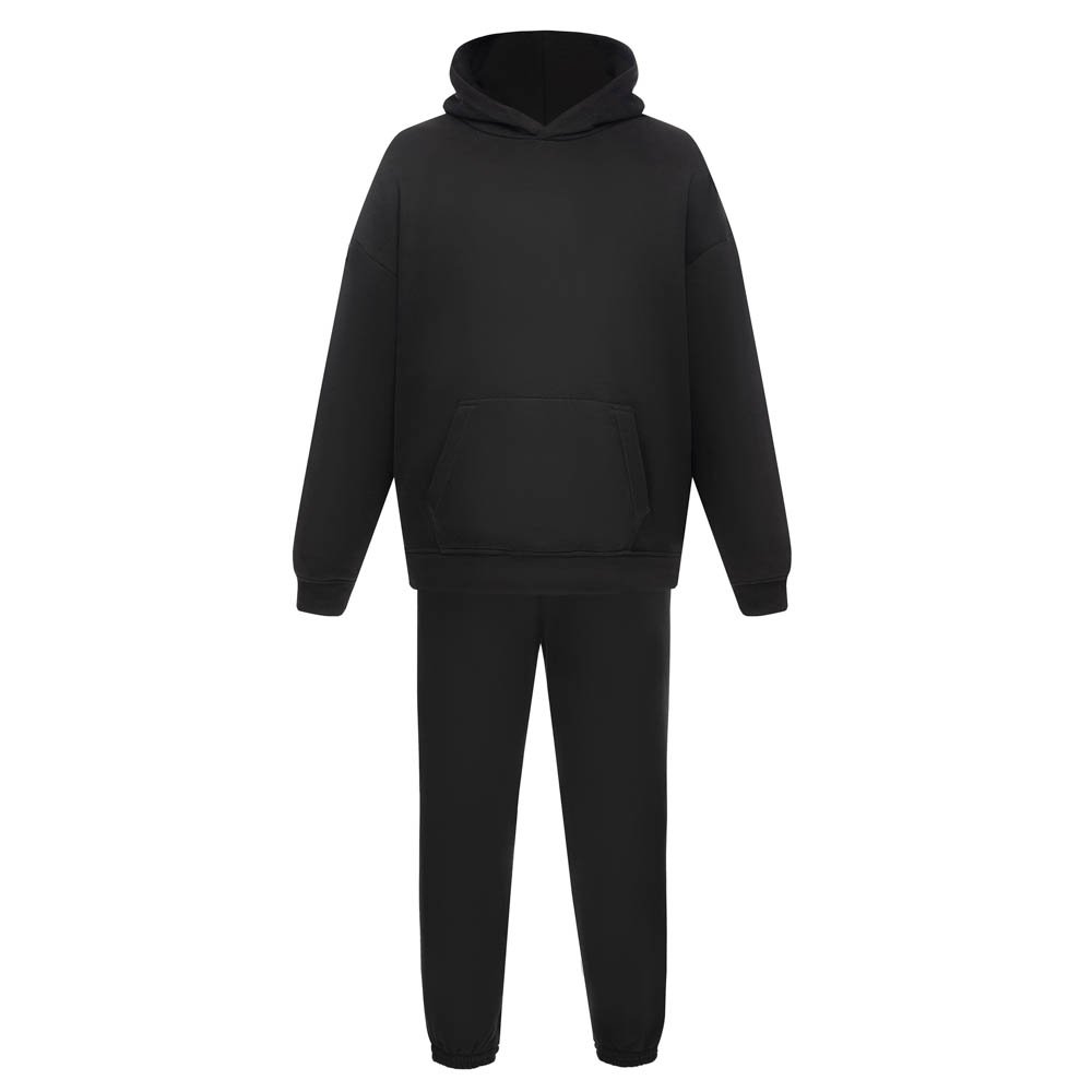 Костюм из футера "BE A HERO", унисекс, черный, разм.M, арт.№ 080-103