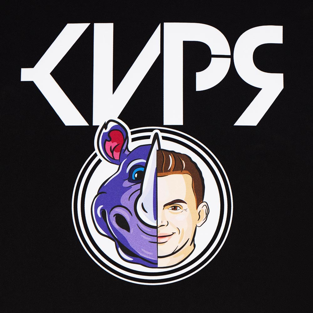 Футболка спортивная для взрослых «КИРЯ», размер M, 100% полиэстер, носорог, арт.№ 006-073