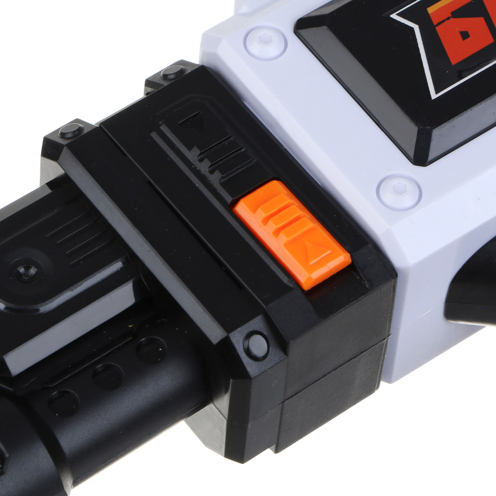 BY Русские Супергерои Бластер с мягкими патронами, АБС, 24 пули EVA, 6хАА, 60х32х6,5 см, арт.№ 261-008