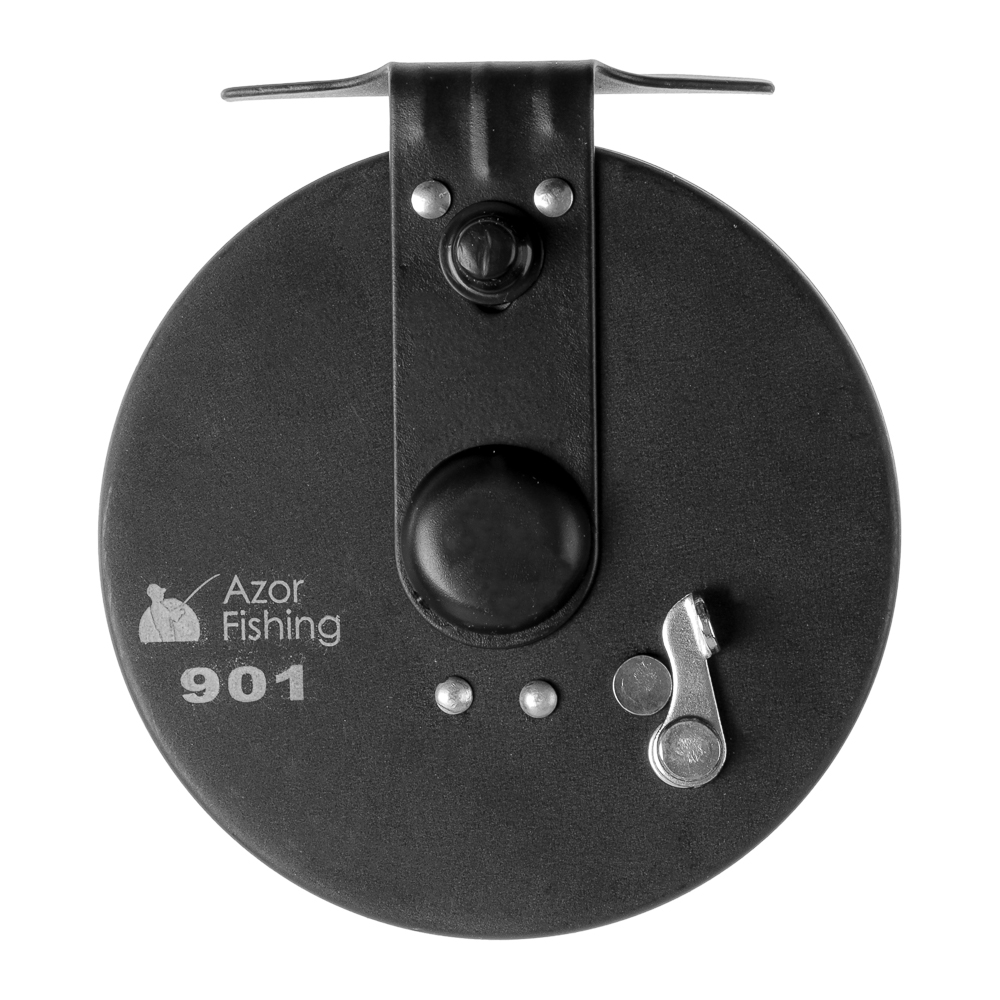 AZOR FISHING Катушка инерционная 901 алюминий (9,5), арт.№ 338-389