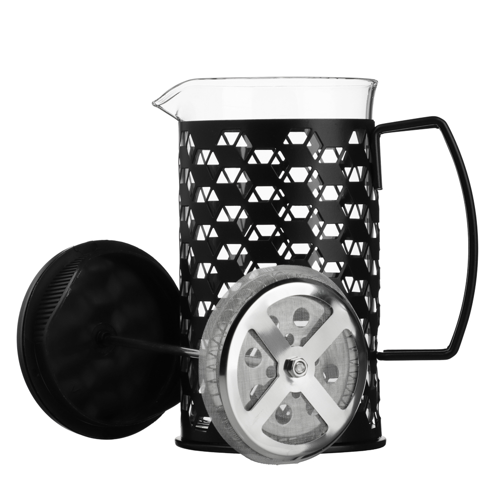 SATOSHI Монблан Френч-пресс 600мл, стекло, нерж.сталь, арт.№ 850-271