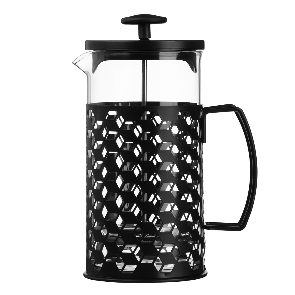 SATOSHI Монблан Френч-пресс 1000мл, стекло, нерж.сталь — купить в МПР SATOSHI Монблан Френч-пресс 1000мл, стекло, нерж.сталь, арт.№ 850-272