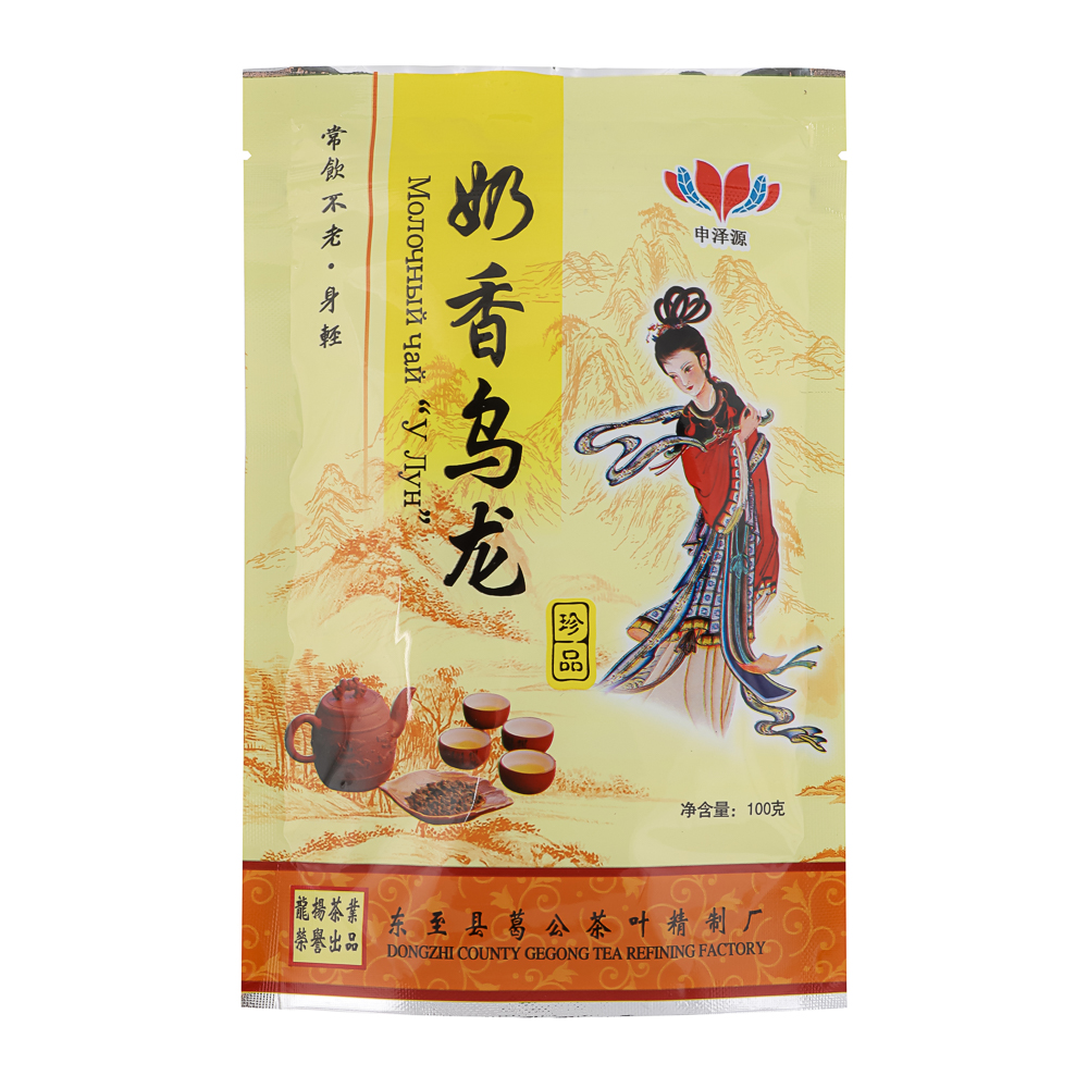 Чай зеленый листовой китайский Молочный Улун LONG YANG, 100 г., арт.№ 347-550