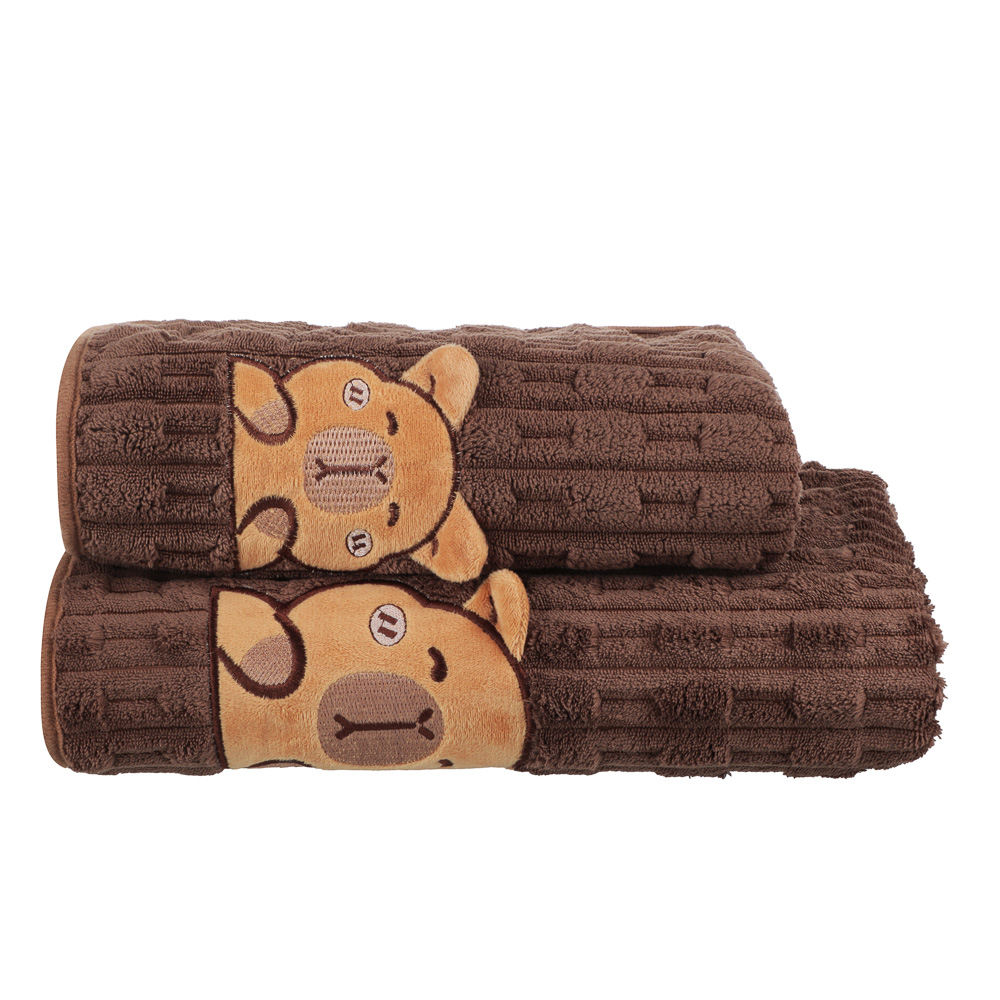 PROVANCE Капибары Полотенце супервпитывающее, 35х75см, 80% полиэстер, 20% полиамид, 280гр/м, 4 цв., арт.№ 484-215