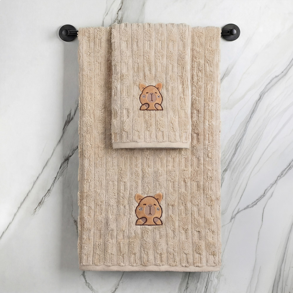 PROVANCE Капибары Полотенце супервпитывающее, 35х75см, 80% полиэстер, 20% полиамид, 280гр/м, 4 цв., арт.№ 484-215