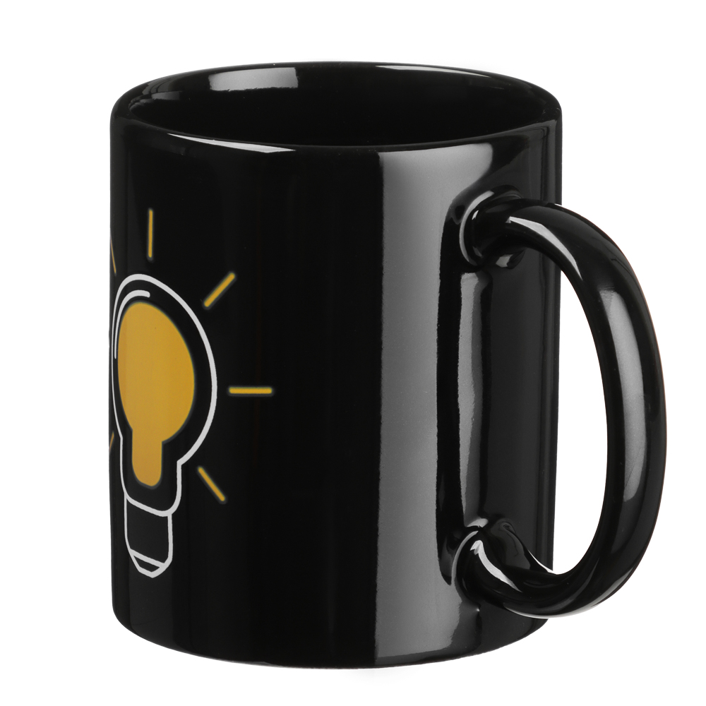 MILLIMI Лампочка Кружка 350мл с терморисунком, керамика, арт.№ 806-248