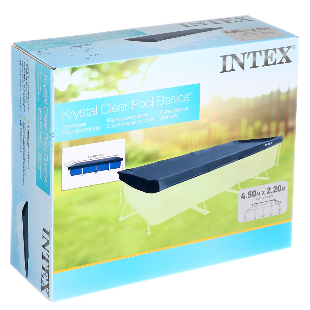 INTEX Чехол для прямоугольного бассейна, 4,5x2,2м, 28039, арт.№ 109-156