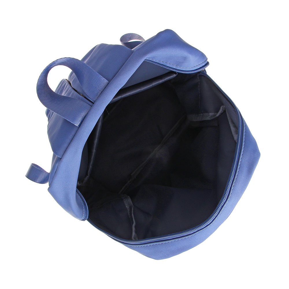 Рюкзак подростковый 42x29x12см, 1 отд., 4 карм., радужные вставки, светоотр.печать, клапан, синий,ПЭ, арт.№ 254-571
