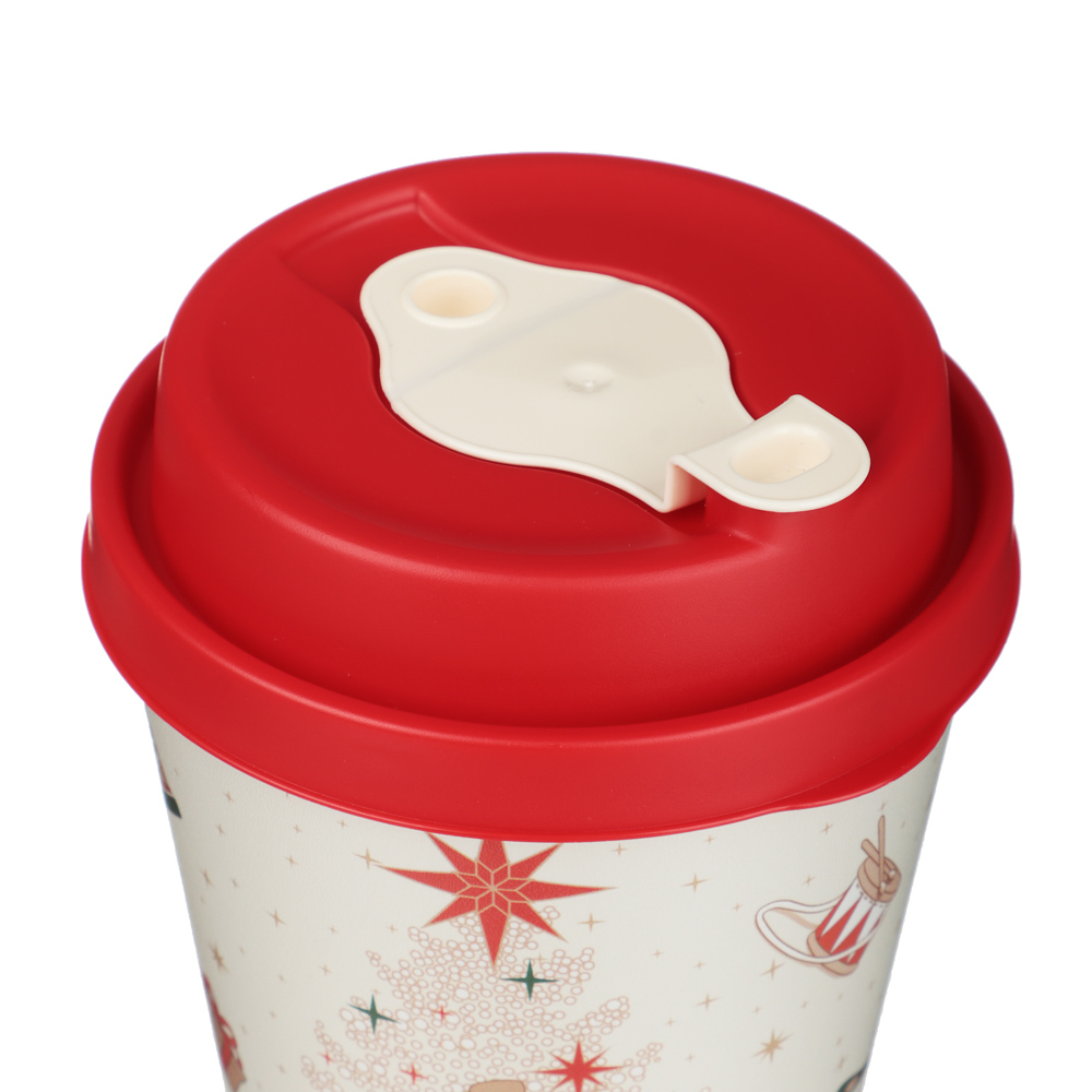 Щелкунчик Стакан с крышкой и клапаном 420мл, пластик, арт.№ 861-514