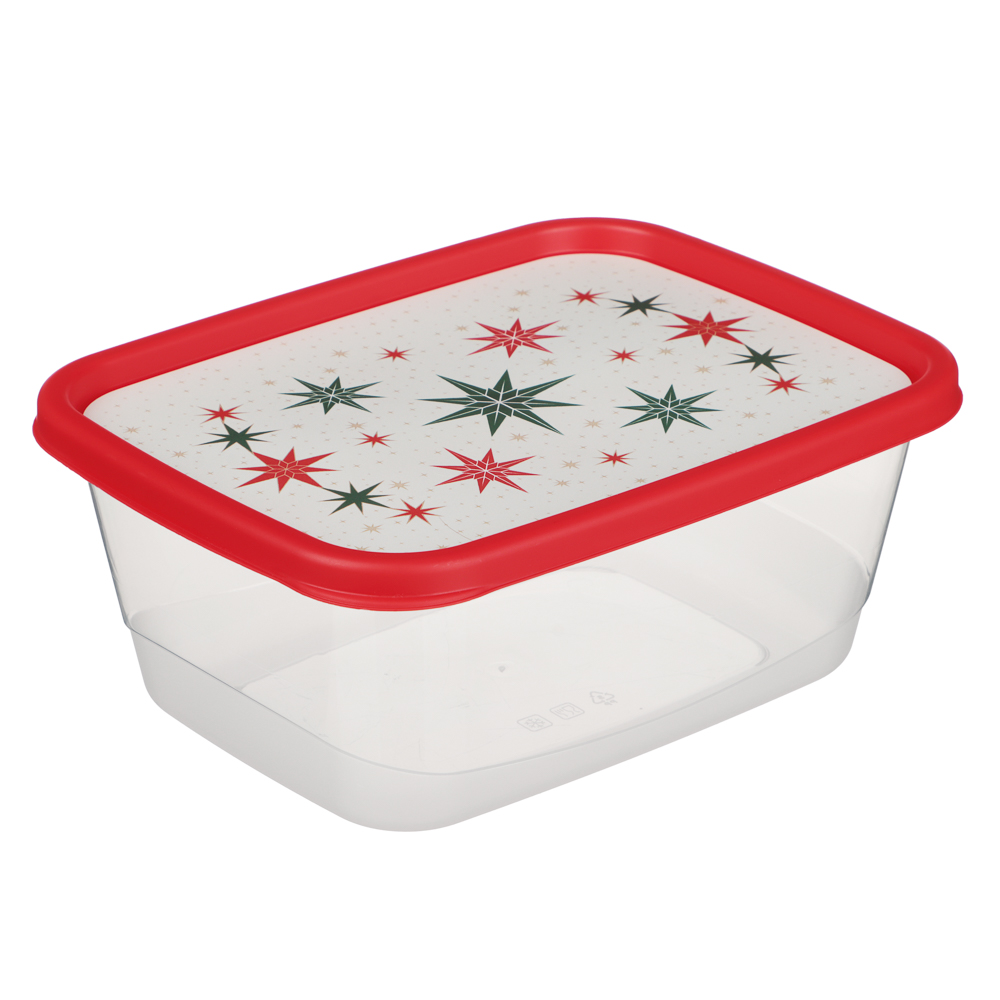 Щелкунчик Контейнер для продуктов прямоугольный 1,5, пластик, арт.№ 861-516