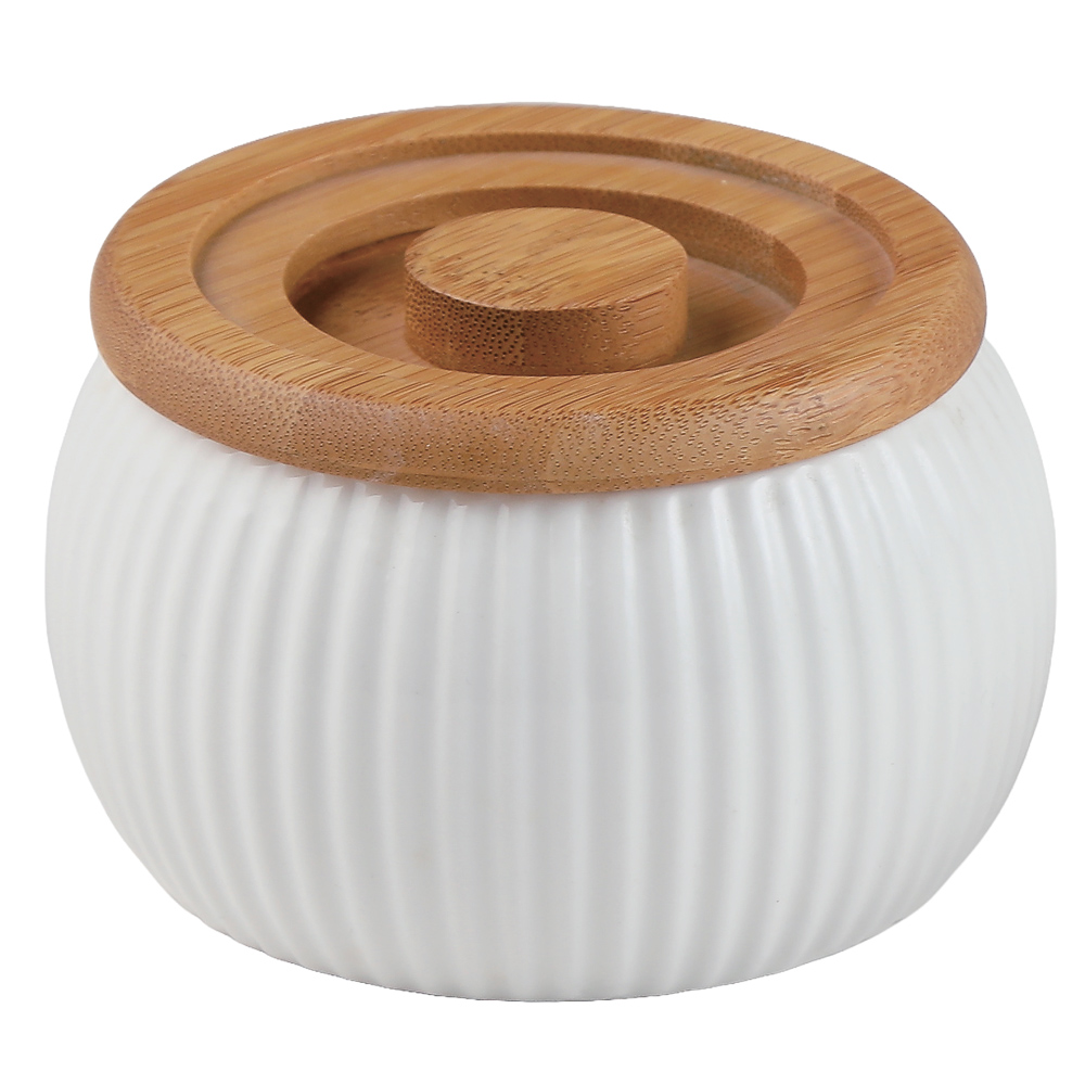 Сахарница тм MILLIMI, 300мл, фарфор, бамбук, арт.№ 816-272