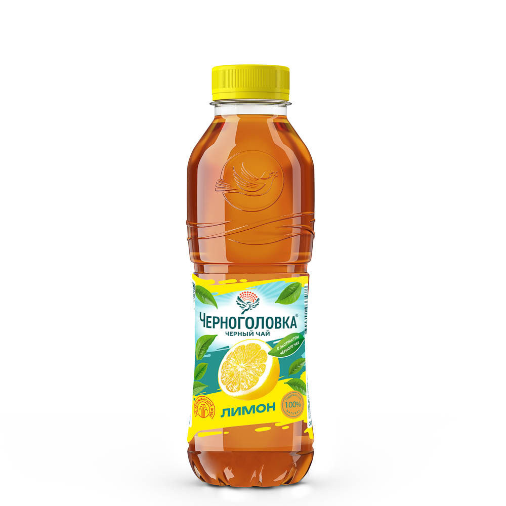 Чай холодный черный с лимоном Черноголовка 0,5 л, арт.№ 347-573