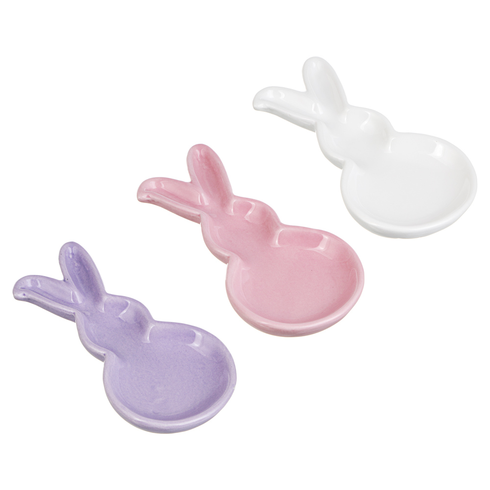 Тарелка декоративная тм LADECOR 15,5x8x1,8 см, 3 цвета, арт.№ 514-020