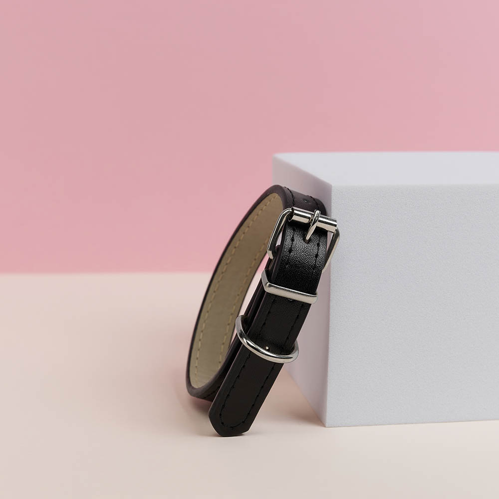 VETTA Ошейник для домашних животных, искусственная кожа, 1,5х29,5 см, обхват 18,5х26,5 см, арт.№ 273-353