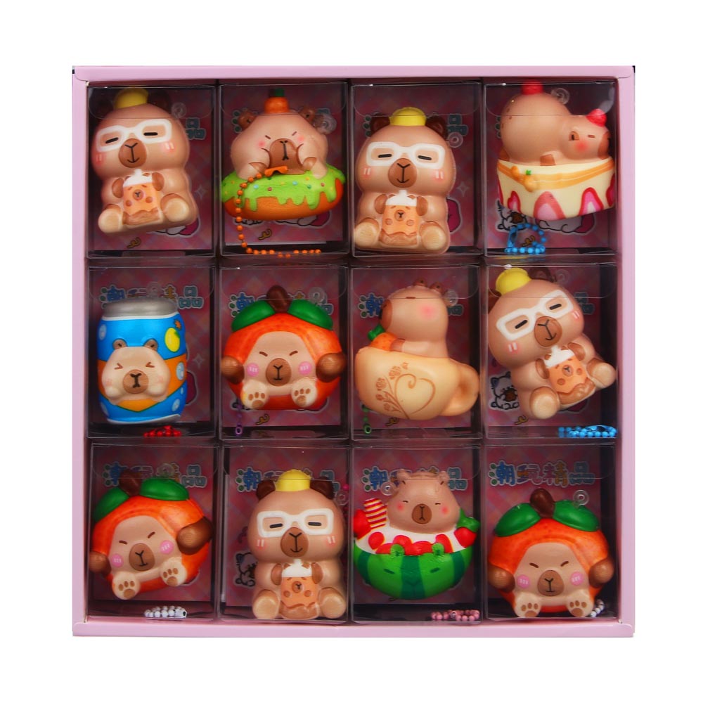 Игрушка антистресс сквиш "Крутыши", PU, 5х5,5х3,5см, микс, арт.№ 297-186