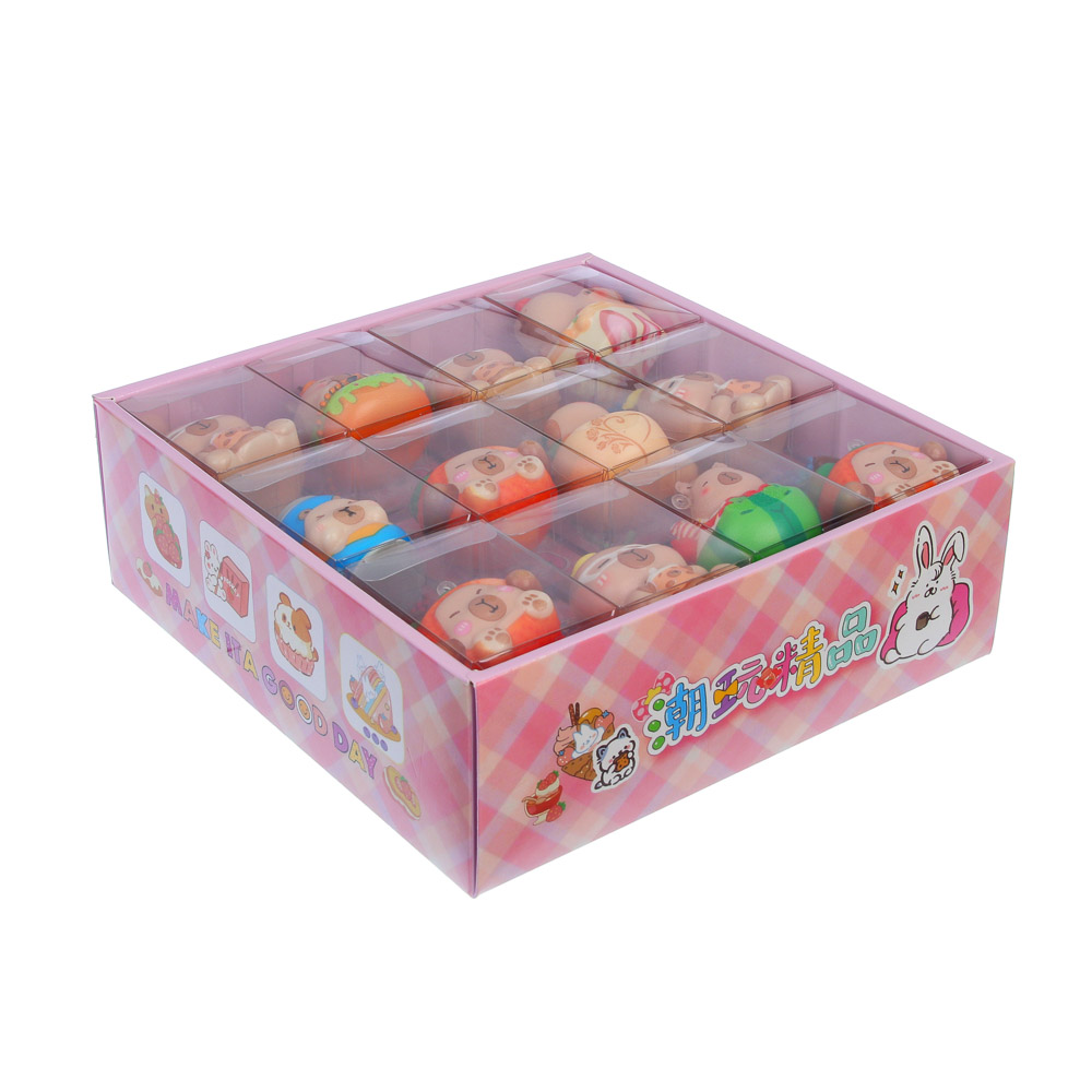 Игрушка антистресс сквиш "Крутыши", PU, 5х5,5х3,5см, микс, арт.№ 297-186