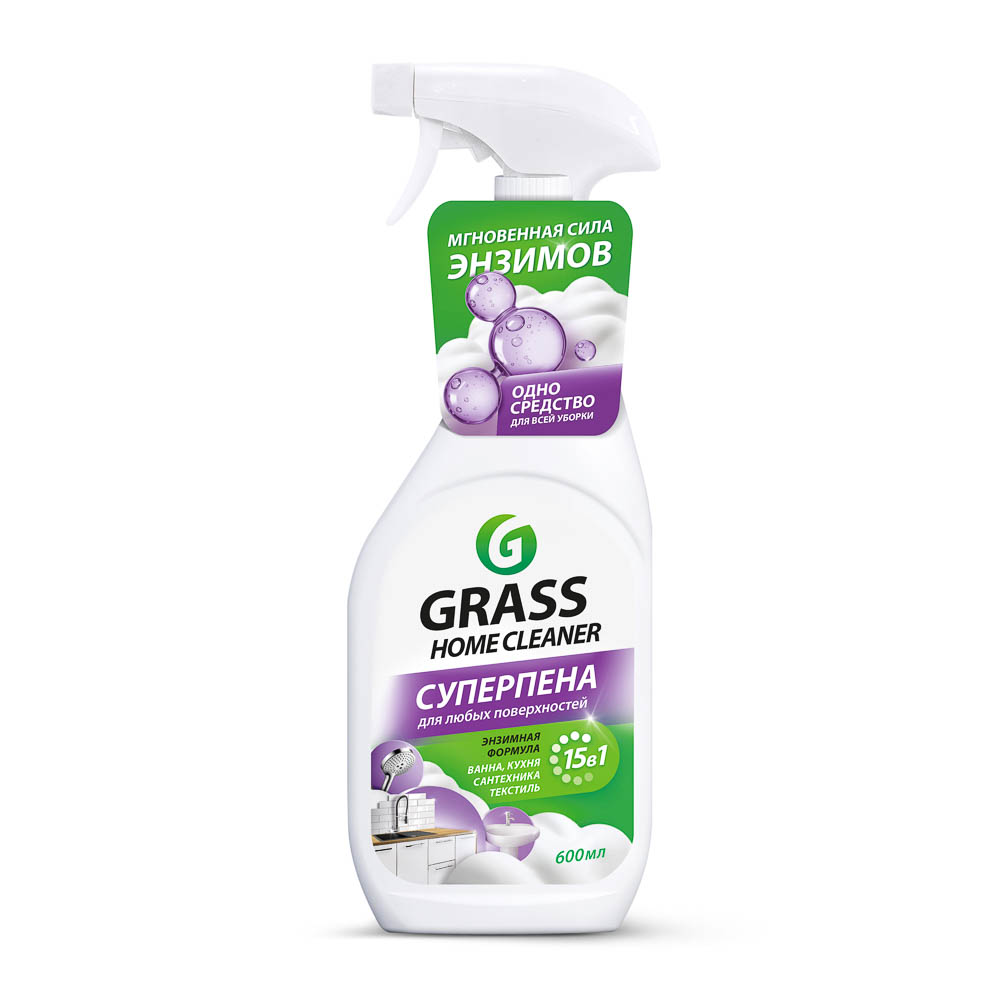 Чистящее средство универсальное с многофункциональное с энзимами Grass Home cleaner, 600мл, арт.№ 979-099
