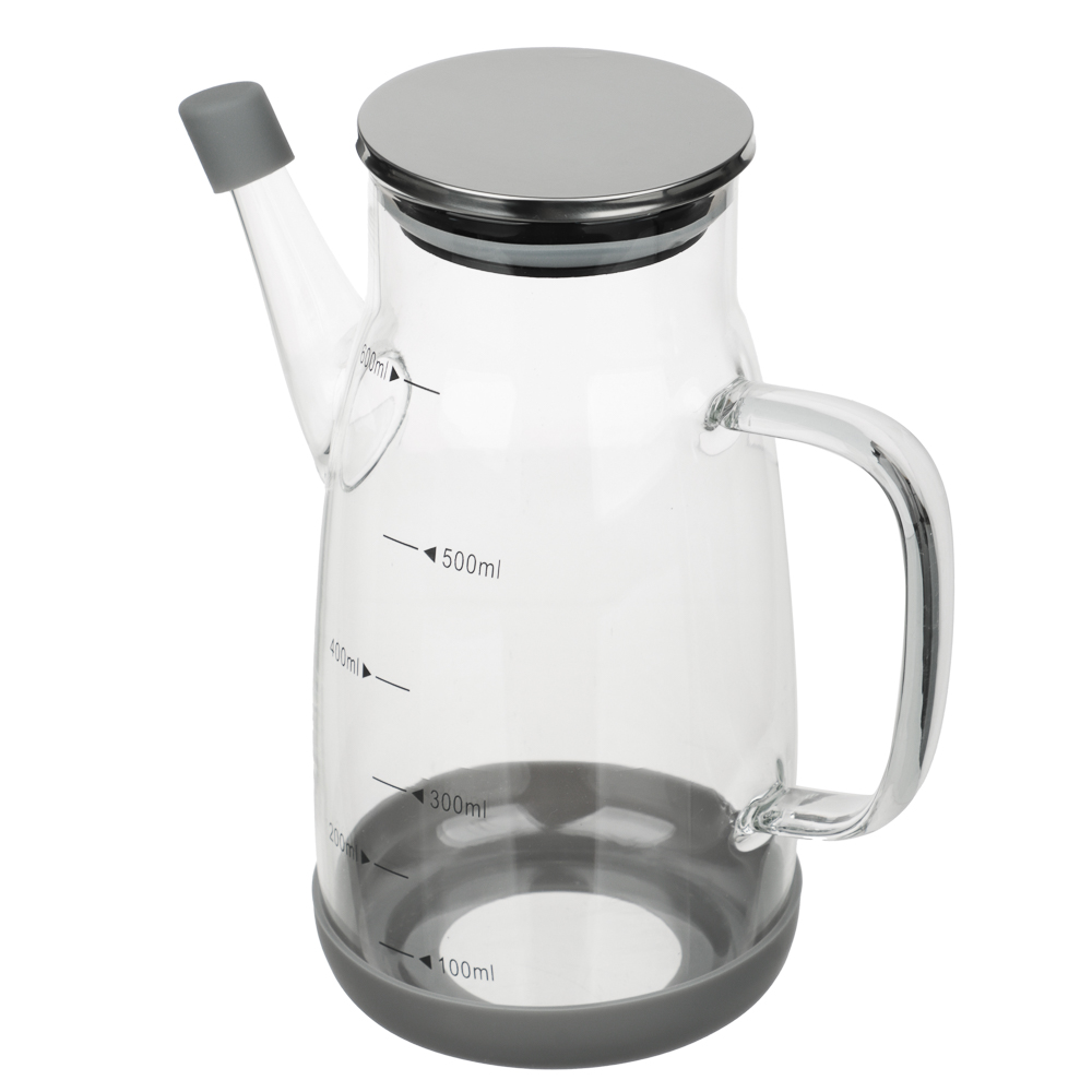 VETTA Кувшин для масла/уксуса, 600мл, стекло, силикон, металл, пластик, арт.№ 828-354